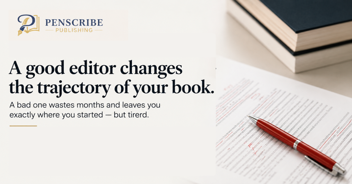 What to look for in a book editor (and what to walk away from).